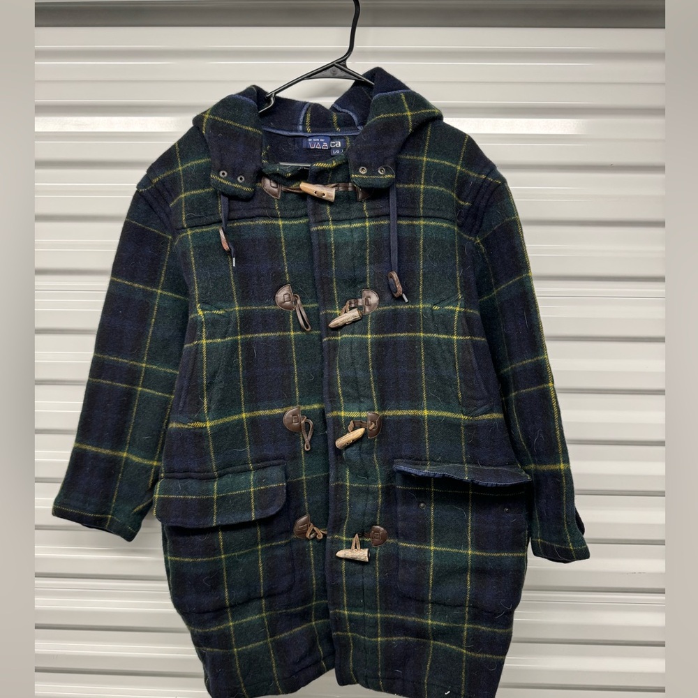 Nautica plaid trenchcoat